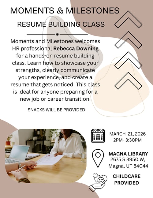 M&M resume building flyer